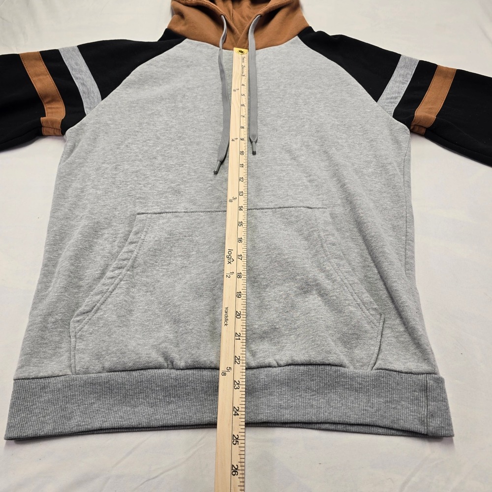Denim & Flower Ricky Singh Colorblock Hoodie Sweatshirt Mens M‎ - Picture 3 of 11